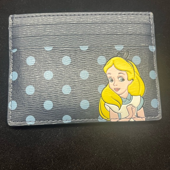 Kate Spade x Disney Alice in Wonderland Small Card Case Cardholder NWOT - Picture 6 of 6